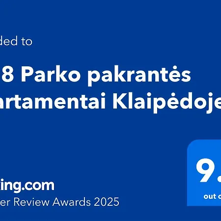 M18 Waterside Park Apartments, Self Check-in, Free Parking, Wi-fi Butas Klaipeda